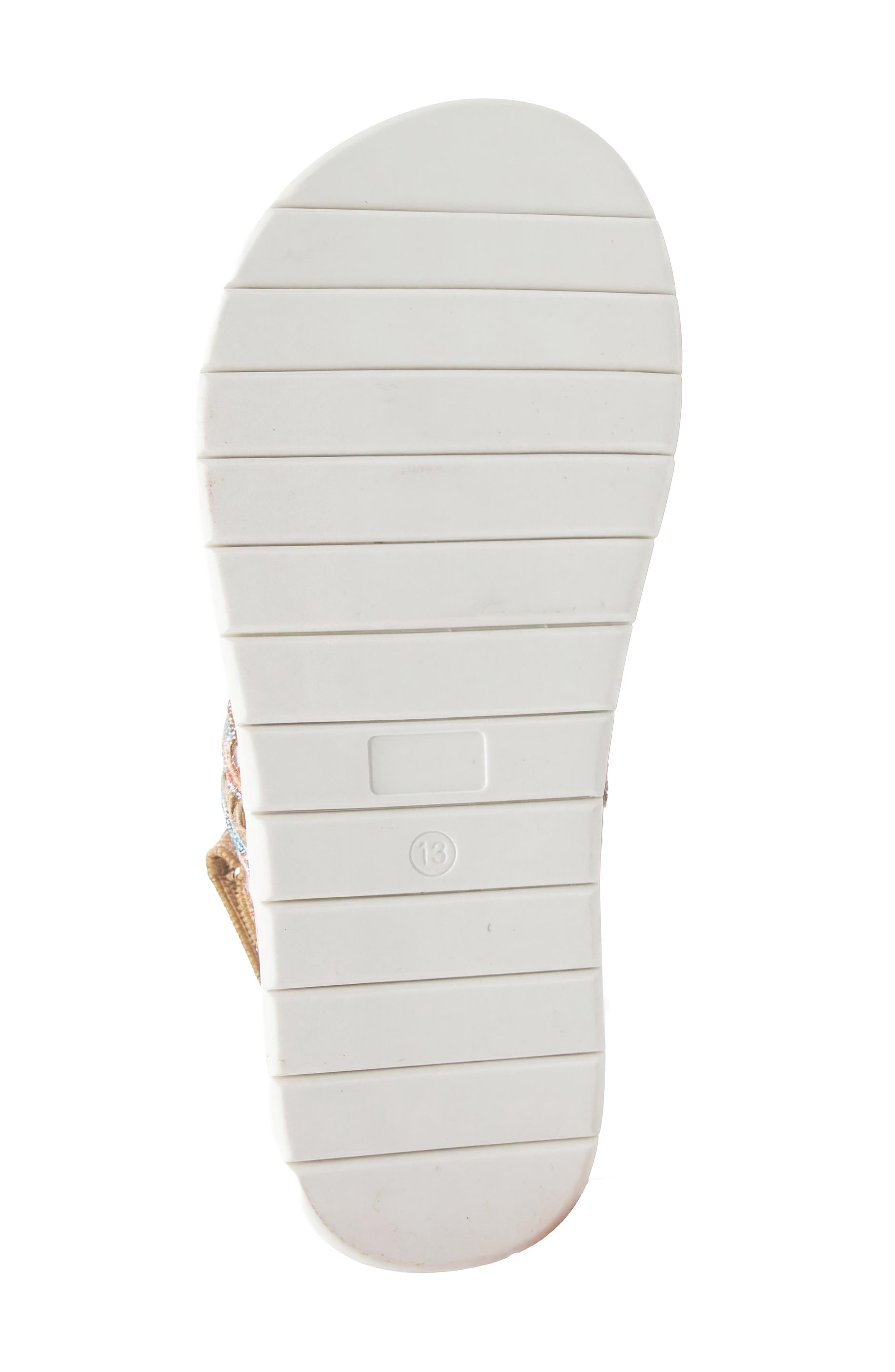 JELLYPOP Kids' Kyan Strappy Sandal, Alternate, color, Natural Multi