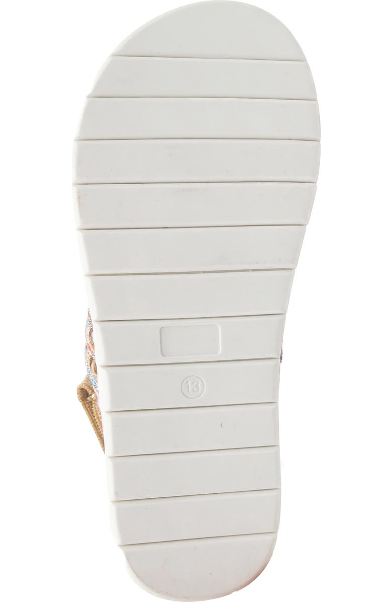 JELLYPOP Kids' Kyan Strappy Sandal, Alternate, color, Natural Multi