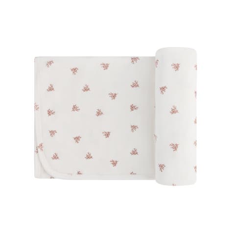 Velour Leaf Pattern Collection - Blanket