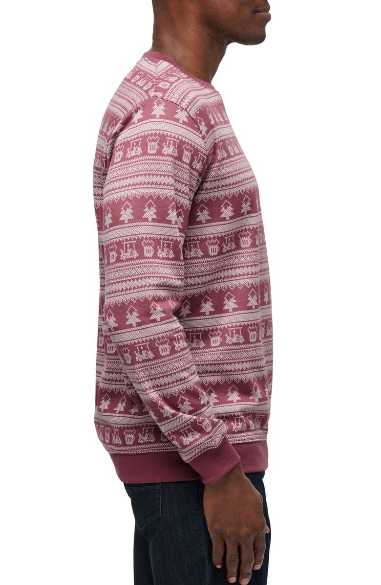 TravisMathew Family Time Sweatshirt, Alternate, color, Roan Rouge