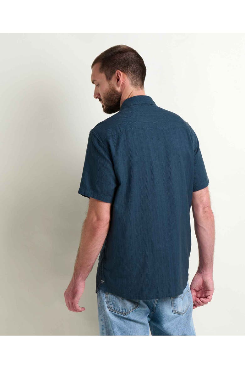 Airscape Short Sleeve Shirt, Alternate, color, Midnight Dobby