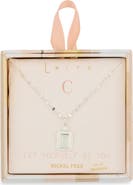 Leith Initial Pendant Necklace