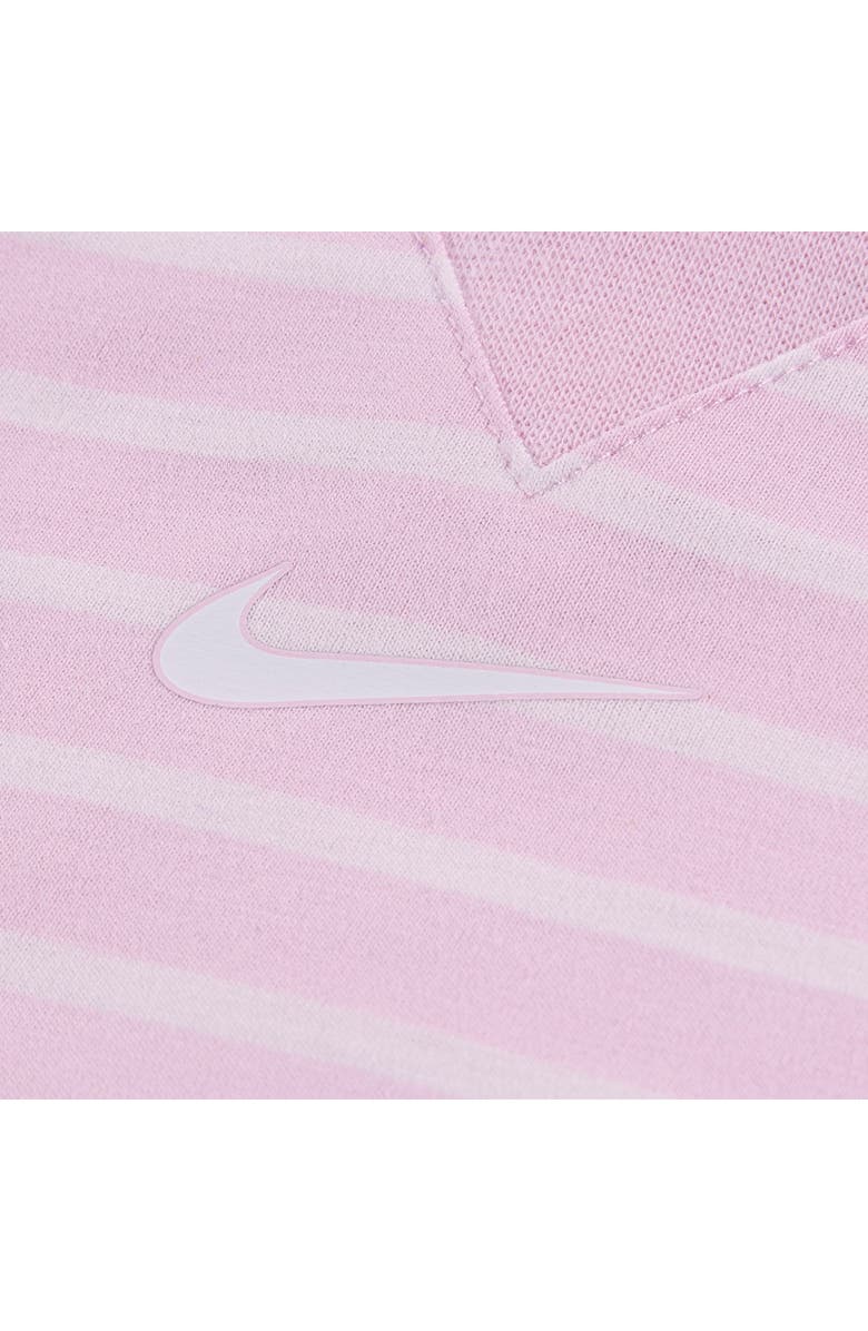 Nike Kids' Essentials Short Sleeve Romper, Alternate, color, Pink Foam