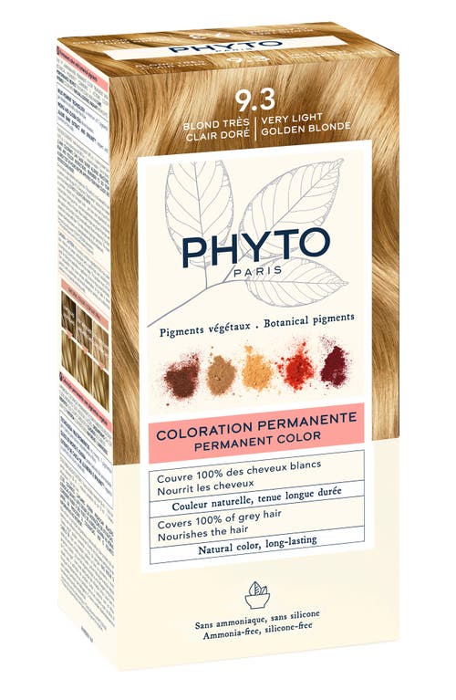 Phytocolor Permanent Hair Color in 9.3 Very Light Golden Blonde 