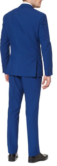 'Navy Royale' Trim Fit Two-Piece Suit with Tie