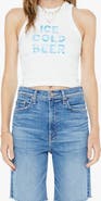 MOTHER The Chin Ups Chop Crop Graphic Tank