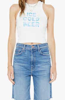 The Chin Ups Chop Crop Graphic Tank