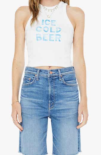 The Chin Ups Chop Crop Graphic Tank