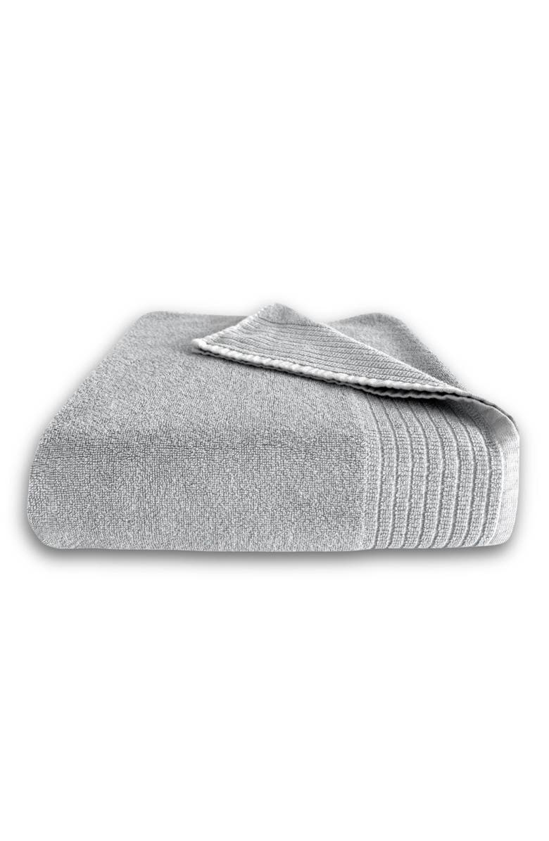 BedVoyage Viscose Odor & Mildew Resistant Spa Towel Collection, Bath Towel 1pc, Alternate, color, Stone