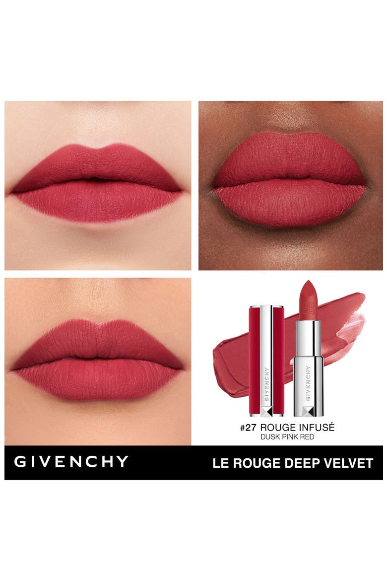 Le Rouge Deep Velvet Matte Lipstick, Alternate, color, 27 ROUGE INFUSE