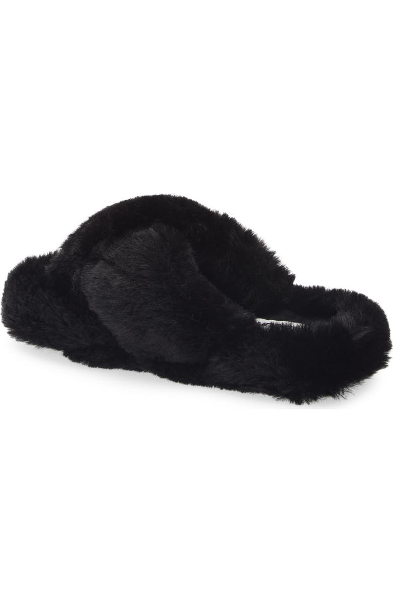 Abound Sonya Faux Fur Slipper, Alternate, color,