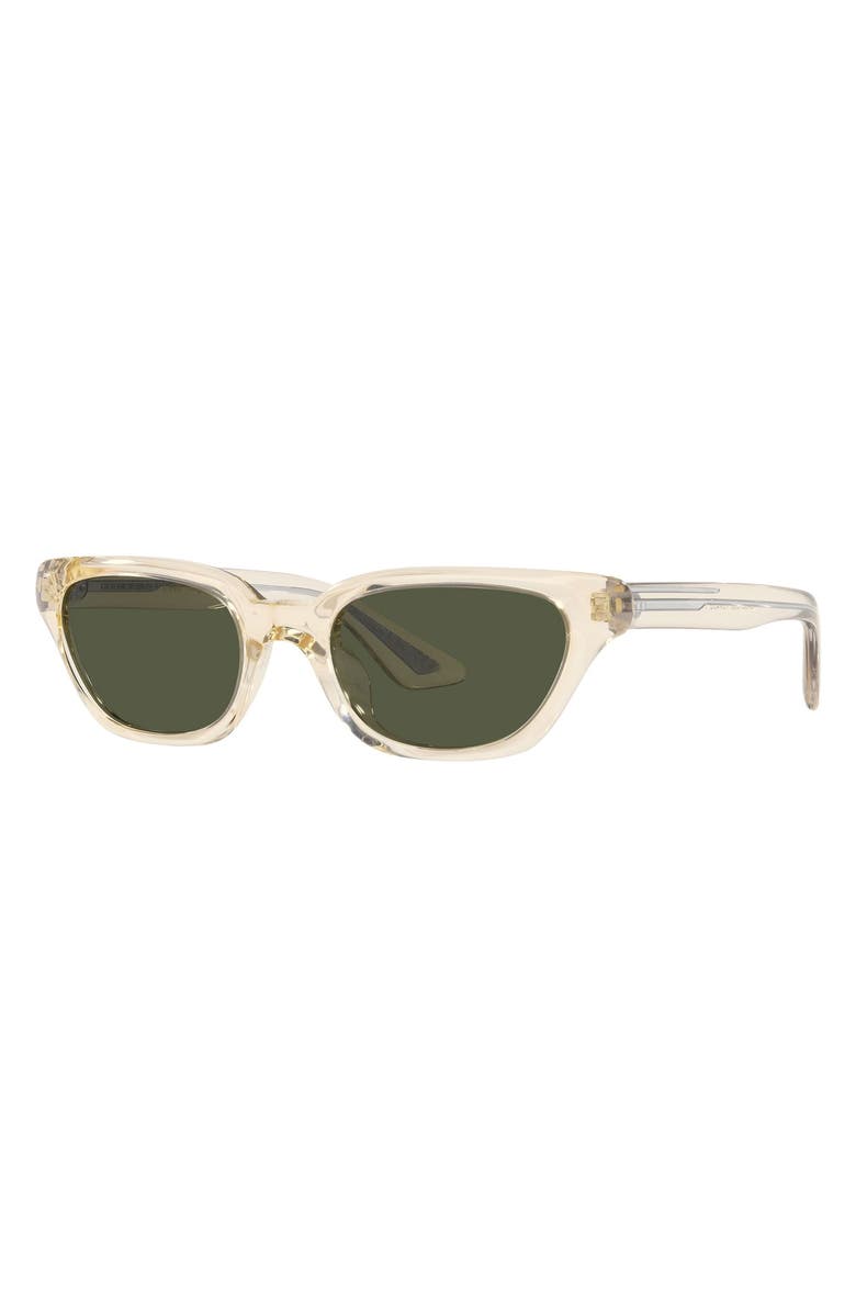 Oliver Peoples x KHAITE 1983C 52mm Irregular Sunglasses, Alternate, color, Light Beige