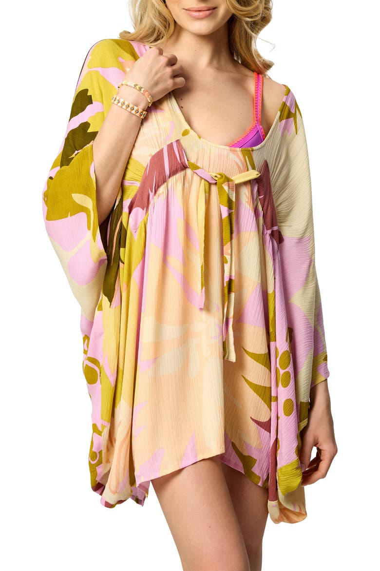 Floral Caftan, Main, color, PINK