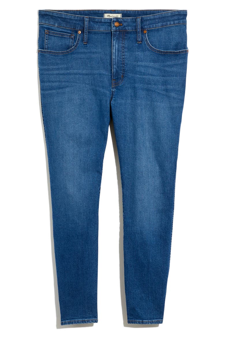 10-Inch High Rise Skinny Jeans, Alternate, color, HELMSFORD WASH