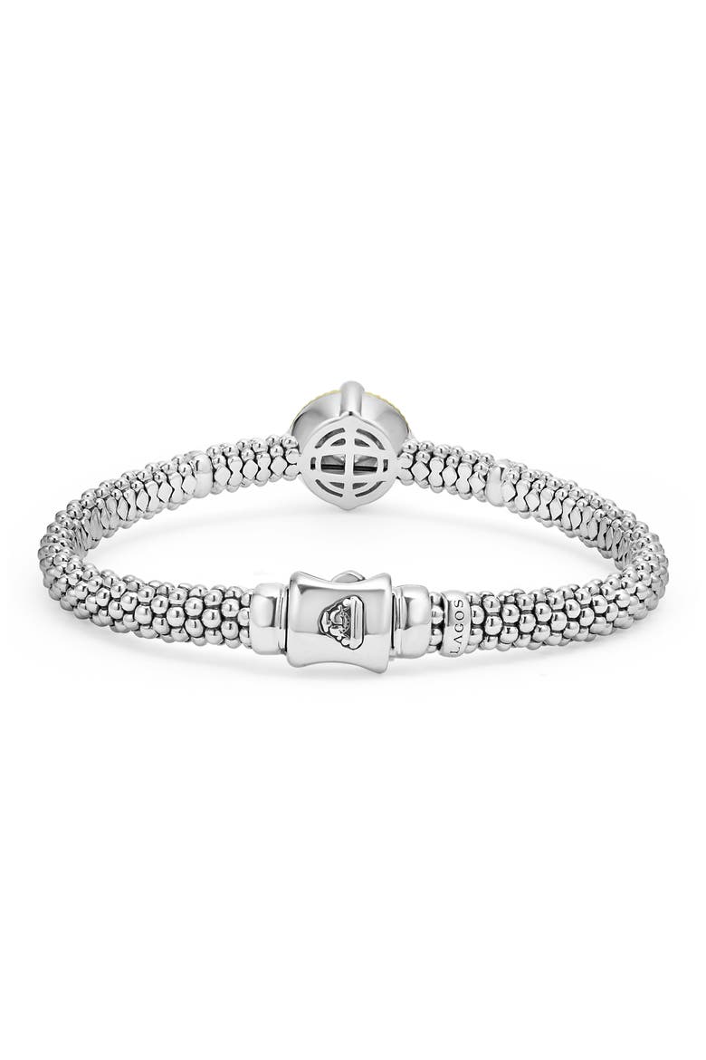Luna Freshwater Pearl & Diamond Lux Rope Bracelet, Alternate, color, SILVER