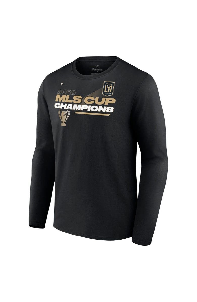 FANATICS Men's Fanatics Branded Black LAFC 2022 MLS Cup Champions Locker Room Long Sleeve T-Shirt, Alternate, color, 
