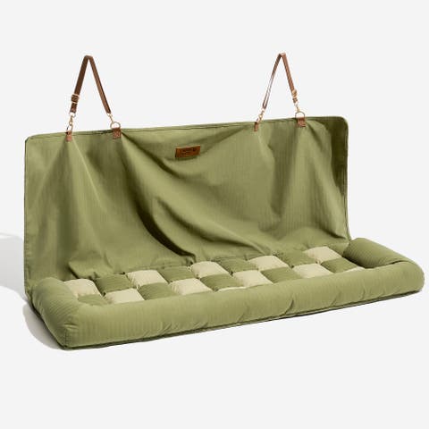 Chessboard Lounge Dog Car Seat Bed
