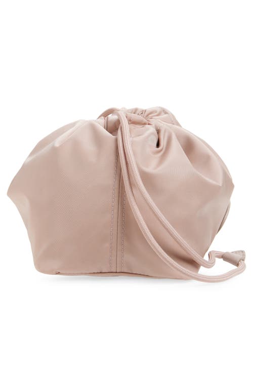 Burberry Reversible Pouch In Pink Nylon With Check Pattern