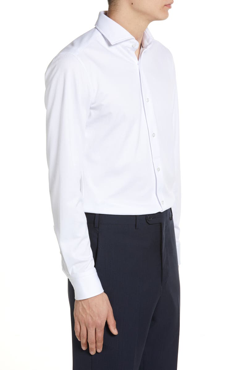 BOSS Men's Hank Slim Fit Solid Dress Shirt, Alternate, color, 