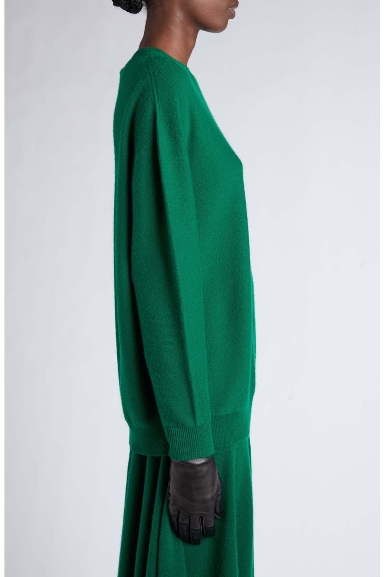 Seamless Crewneck Cashmere Sweater, Alternate, color, FORMAL GARDEN