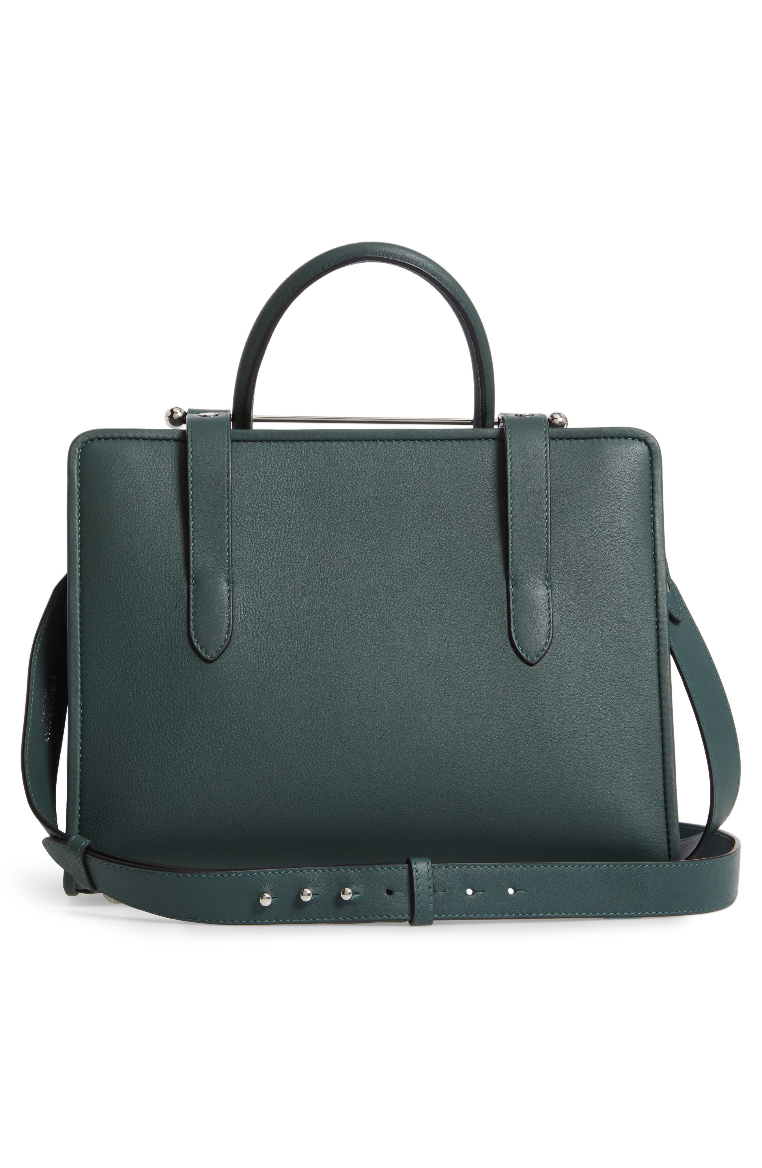 Strathberry Midi Calfskin Leather Convertible Tote, Alternate, color, 