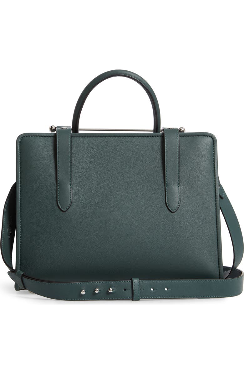 Strathberry Midi Calfskin Leather Convertible Tote, Alternate, color,