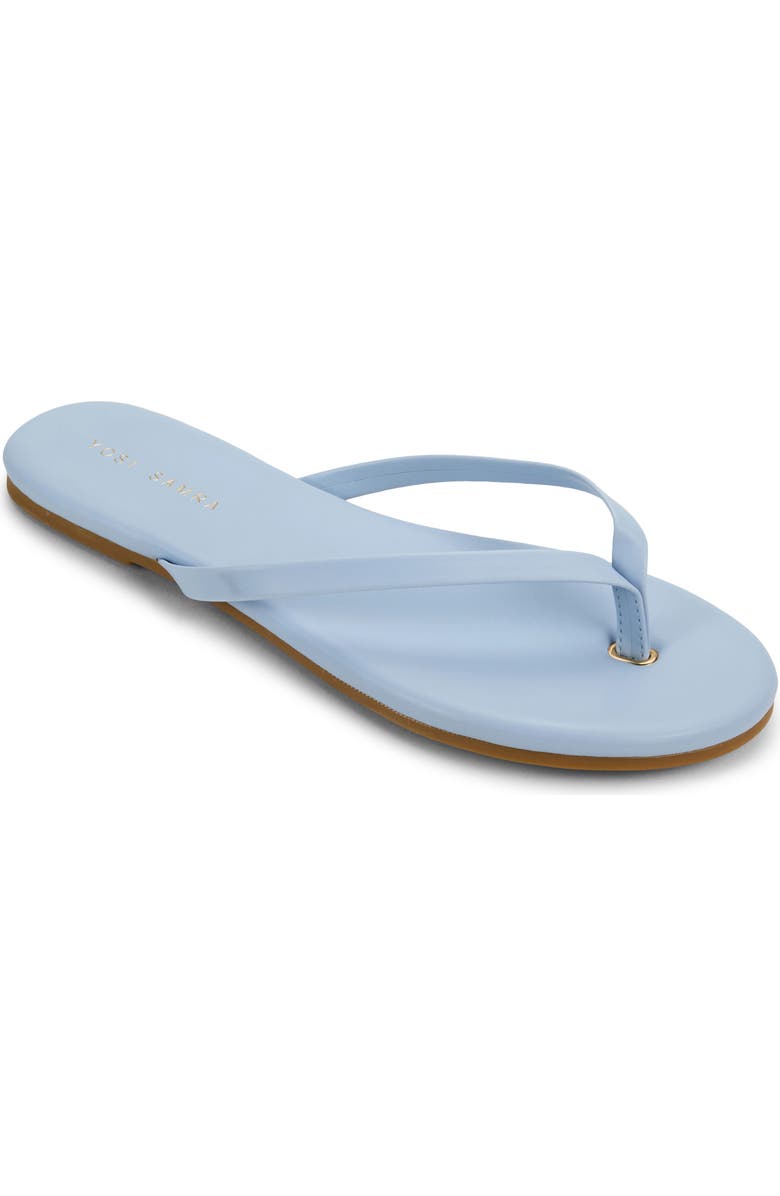 Yosi Samra Rivington Flip Flop, Main, color, Sky
