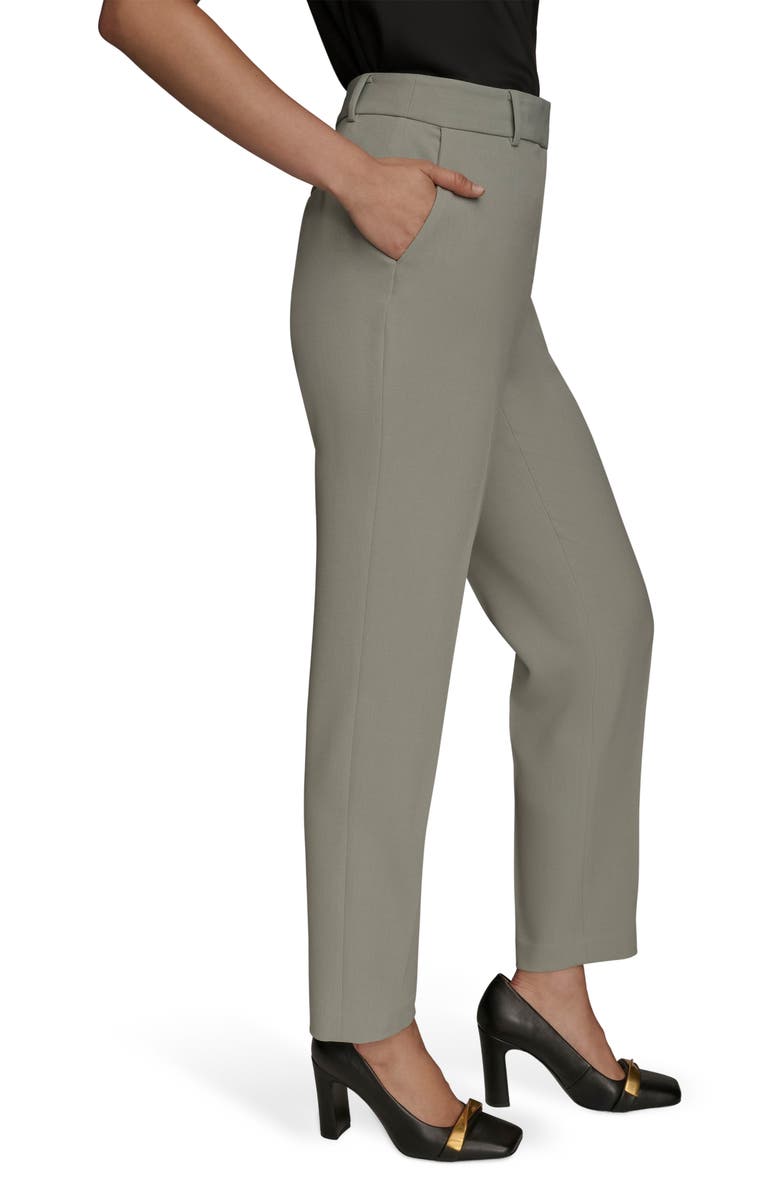 Donna Karan New York Flat Front Straight Leg Pants, Alternate, color, Weathered