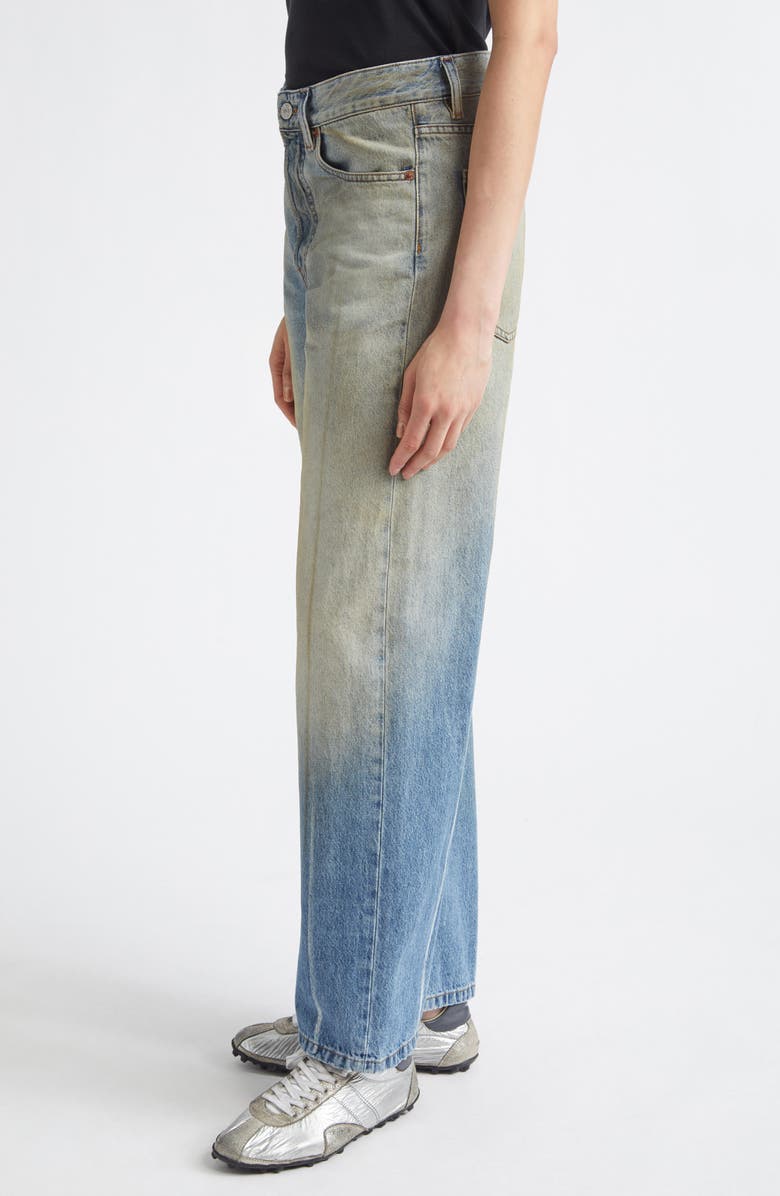 MM6 Maison Margiela Straight Leg Jeans, Alternate, color, Medium Blue
