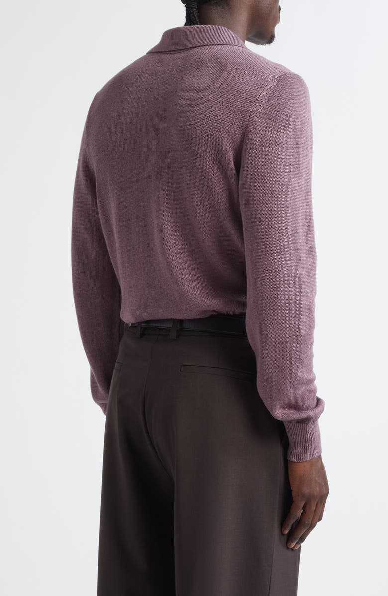De Bonne Facture Virgin Wool Polo Sweater, Alternate, color, 