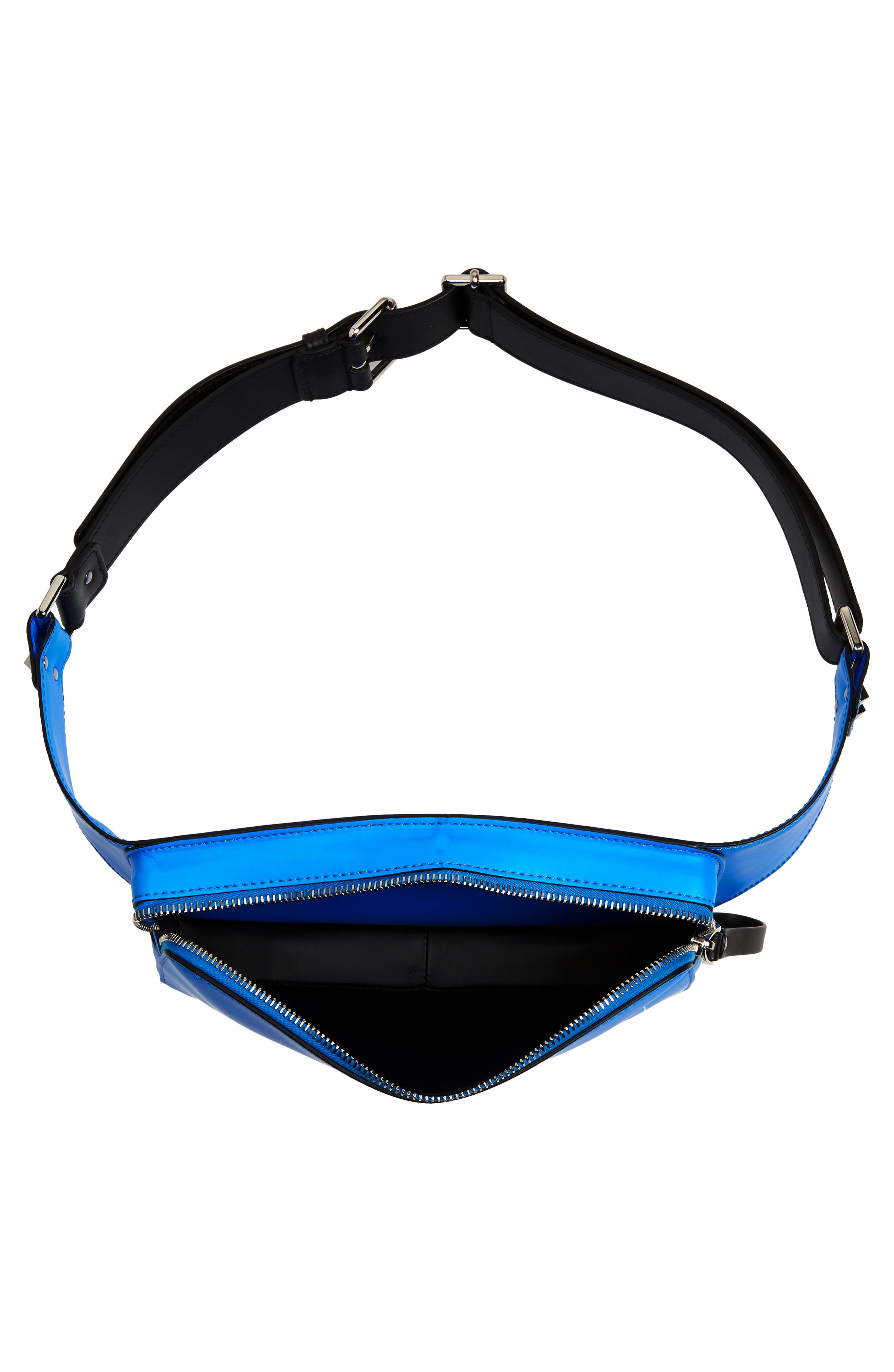 Valentino Garavani Valentino VLTN Logo Leather Belt Bag, Alternate, color, 