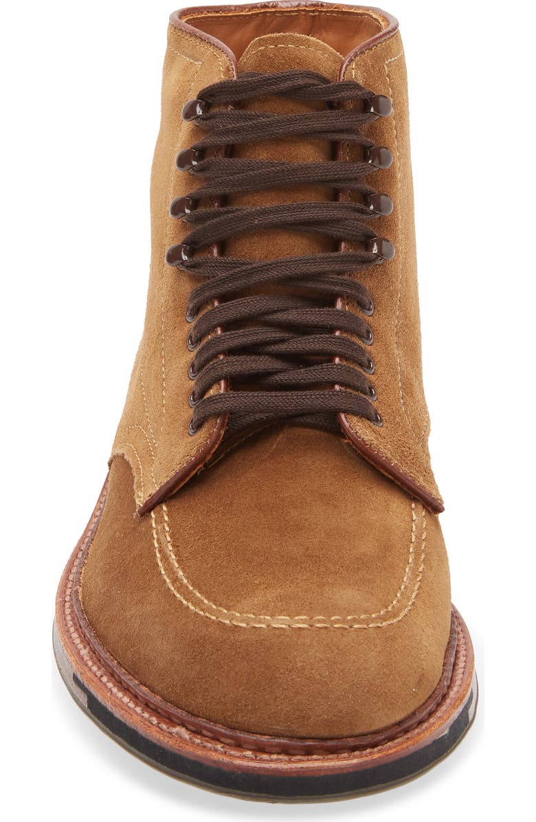 Alden Moc Toe Boot, Alternate, color, Snuff Suede