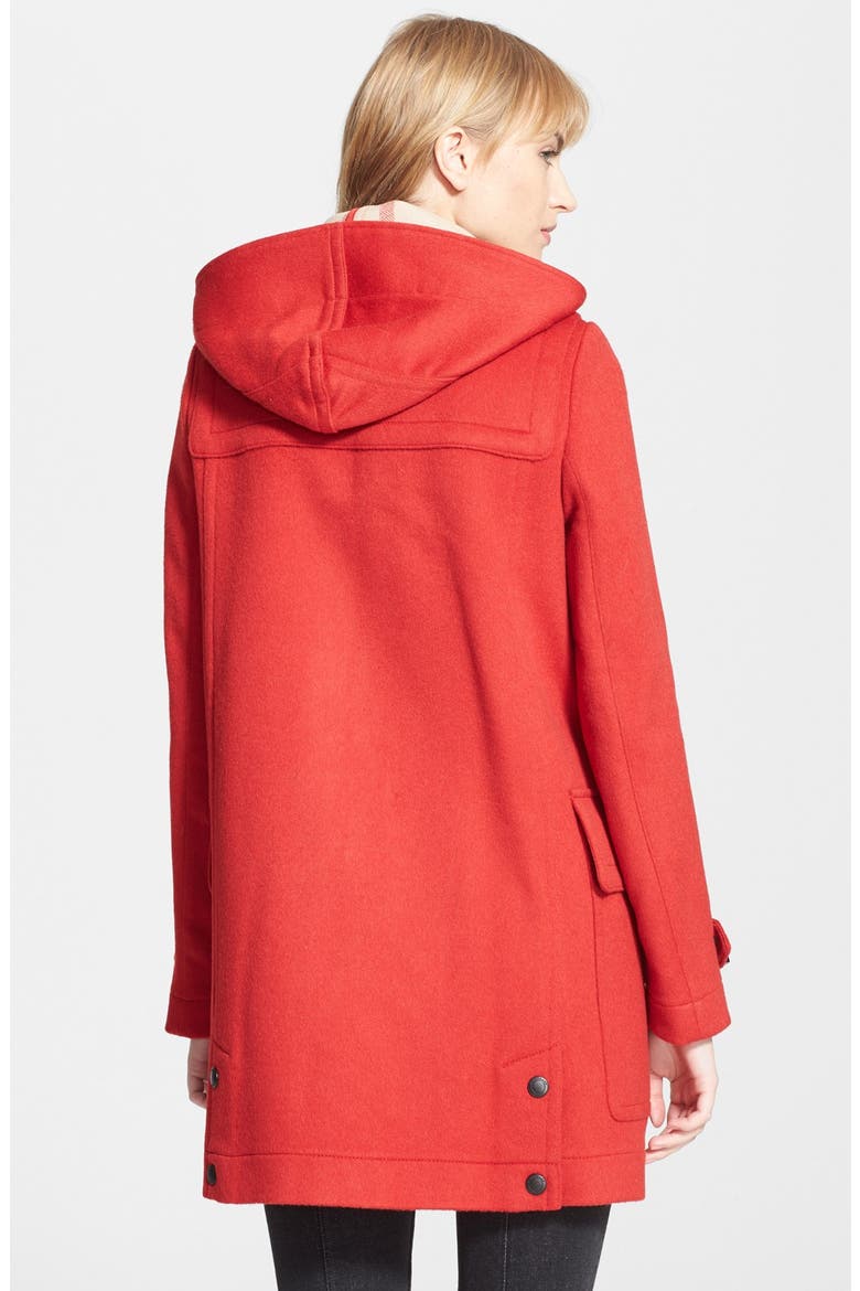 Finsdale Wool Duffle Coat, Alternate, color, MILITARY RED