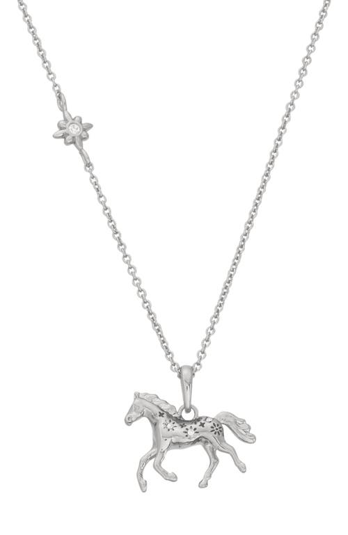 Alex and Ani Horse Pendant Necklace in Silver at Nordstrom