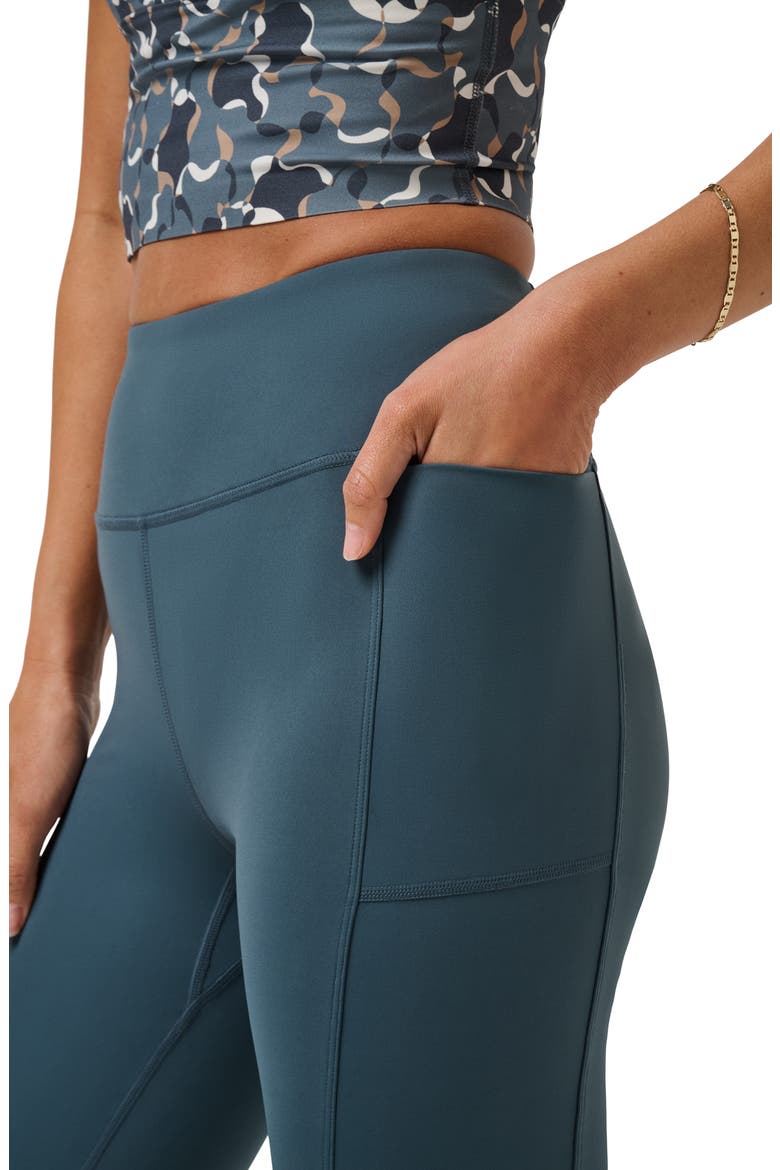 Moveknit Bonded Pocket Leggings, Alternate, color, DARK SLATE
