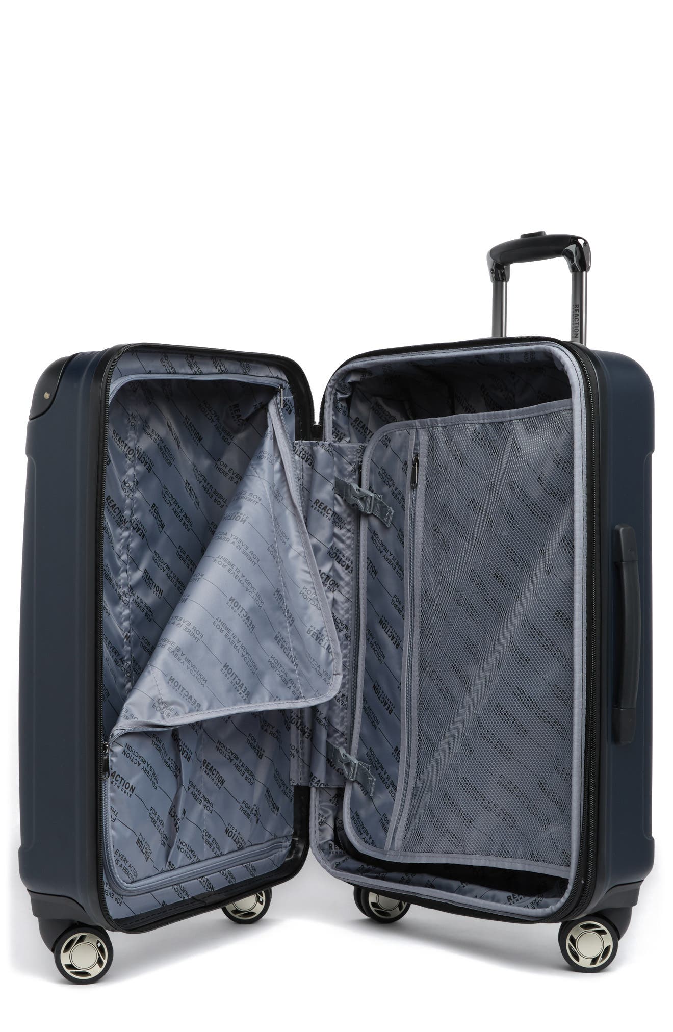 Kenneth Cole Reaction KENNETH COLE Renegade 28" Molded Hardside Spinner Suitcase, Alternate, color, Naval Navy