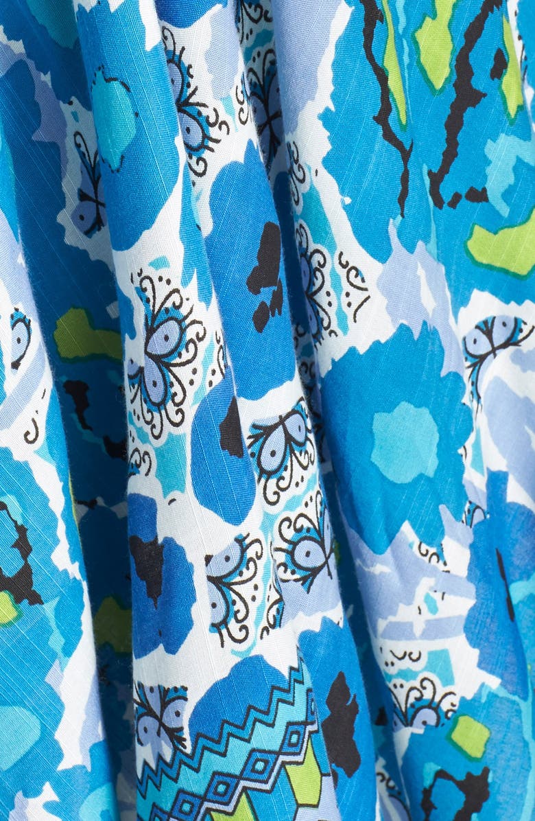 T+C by Theodora & Callum Floral Print Cover Up, Alternate, color, 