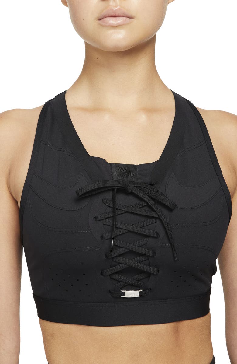 Nike Swoosh Air Force 1 Sports Bra, Alternate, color, 