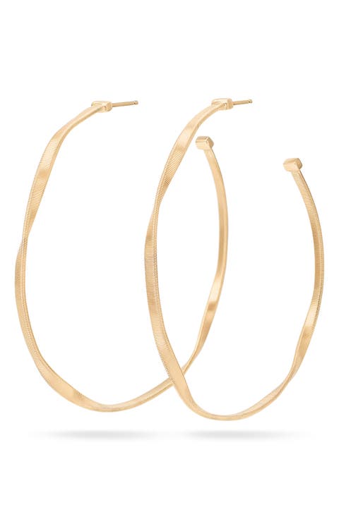 Marrakech Twist Hoop Earrings