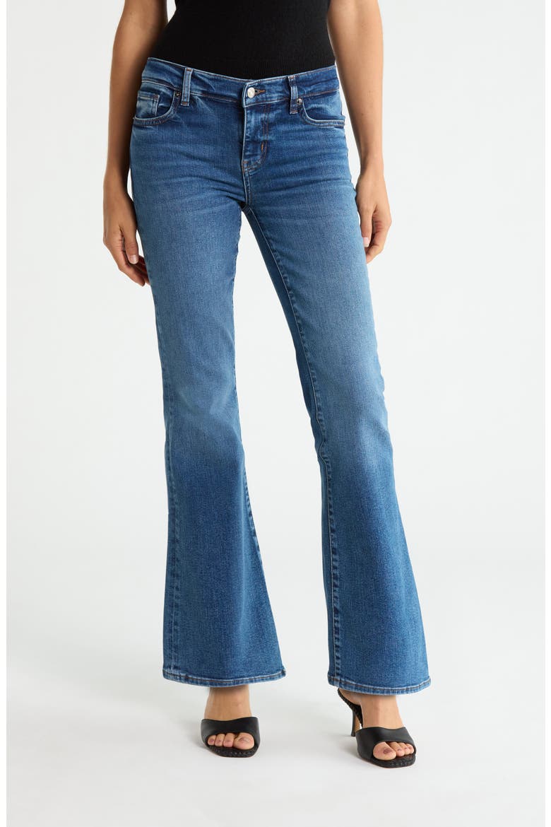 The Pixie Low Rise Bootcut Jeans, Main, color, DAYLILY