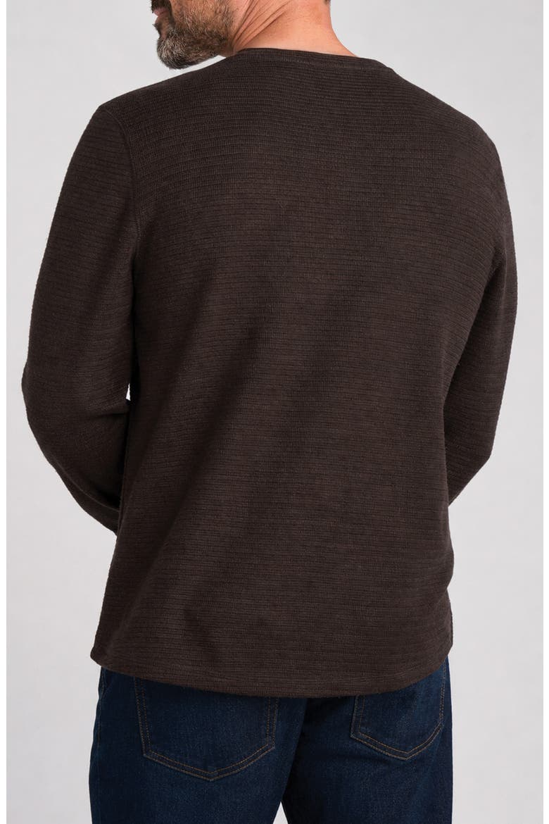 Crewneck Sweater, Alternate, color, BROWN