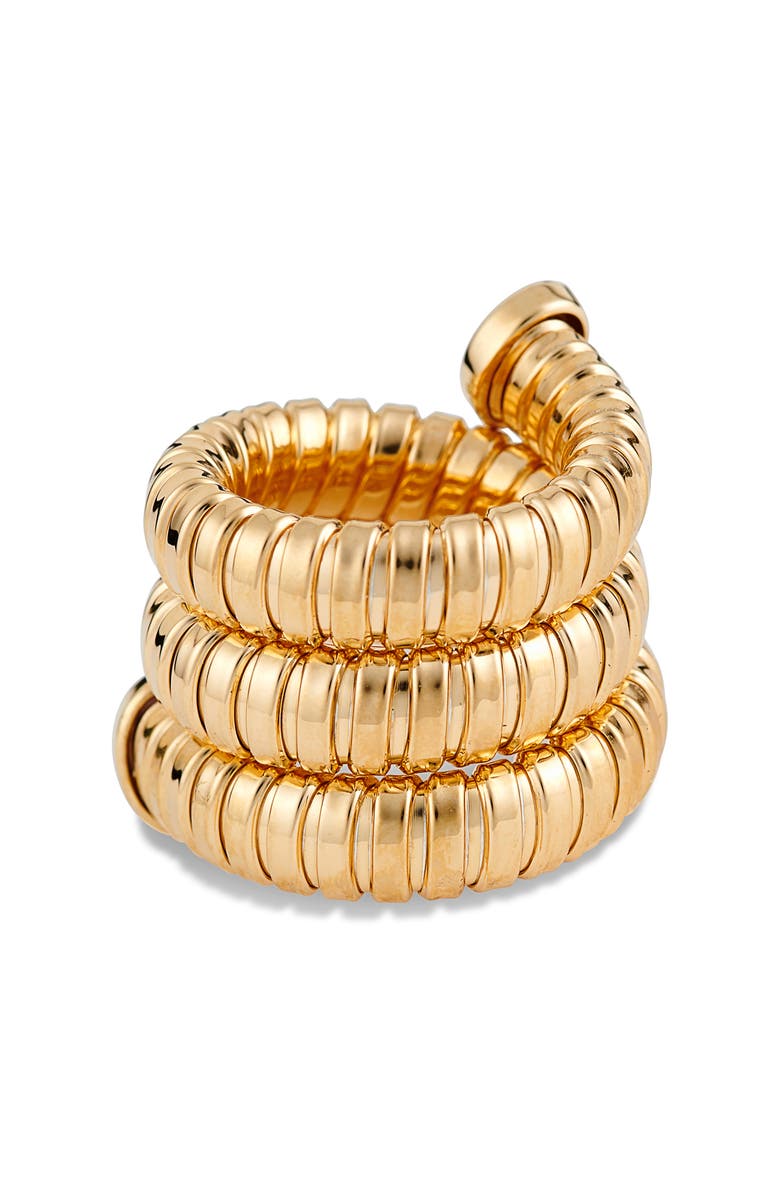 IVI Los Angeles Gaia Triple Twist Ring, Alternate, color, Yellow Gold