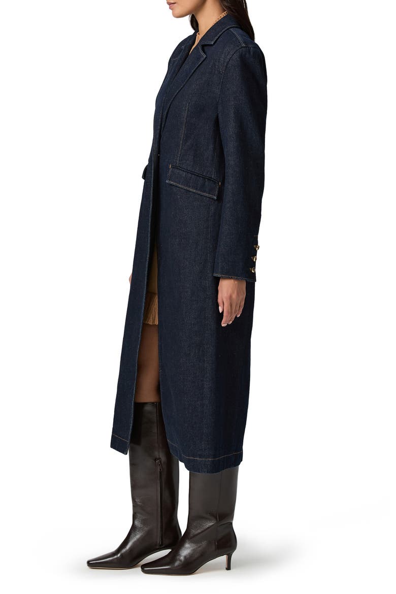 Symone Denim Coat, Alternate, color, SAVILLE