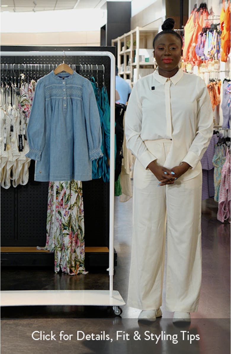 Kids' Chambray Dress, sales video thumbnail