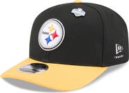 New Era Men's New Era  Black/Gold Pittsburgh Steelers 2026 NFL Draft 9SEVENTY Adjustable Hat