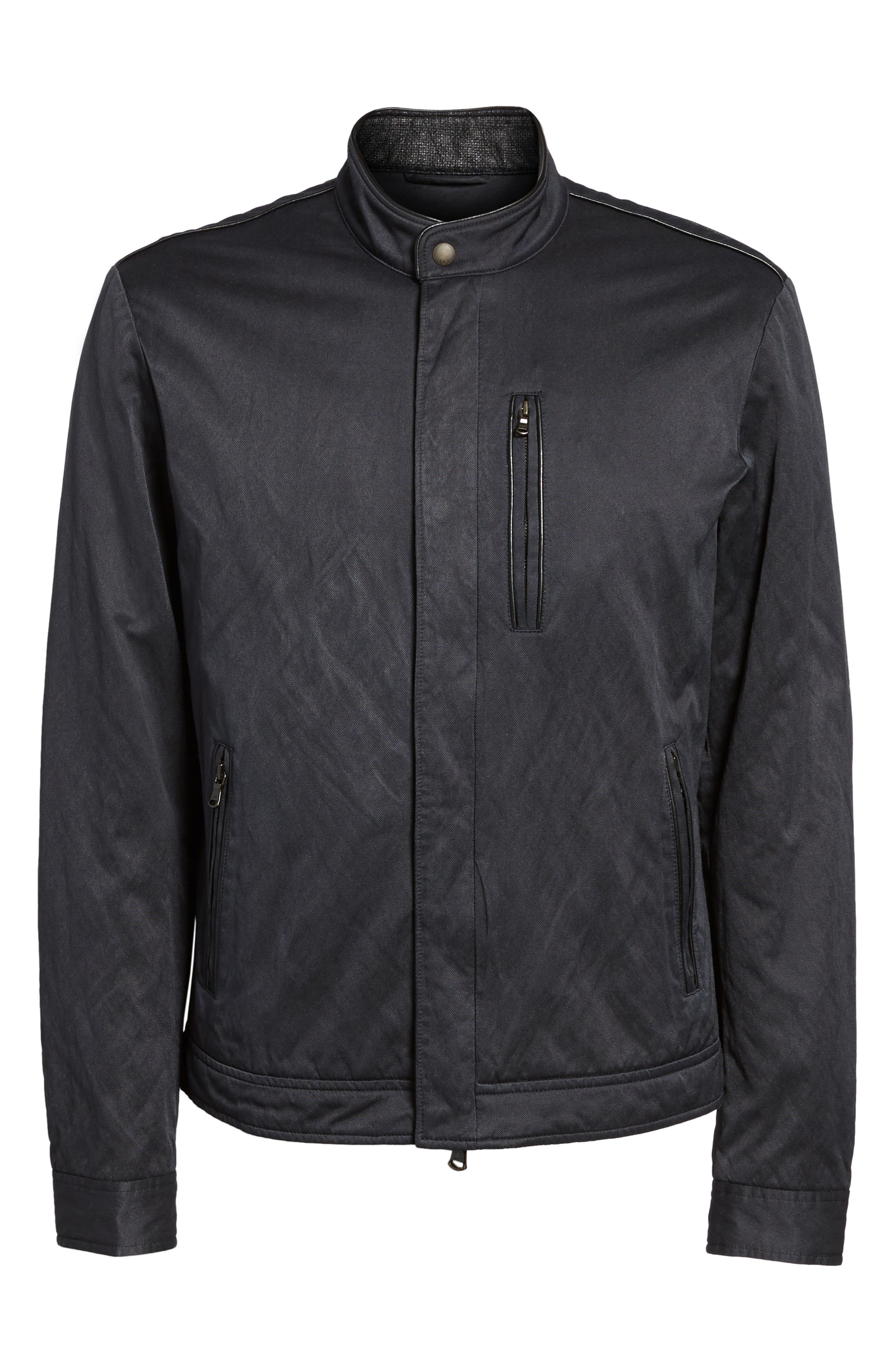 John Varvatos Star USA Band Collar Jacket (Men) | Nordstrom