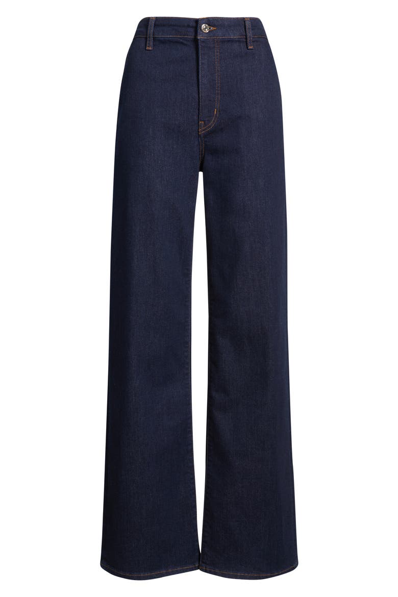 The High Waist Straight Leg Trouser Jeans, Alternate, color, RINSE