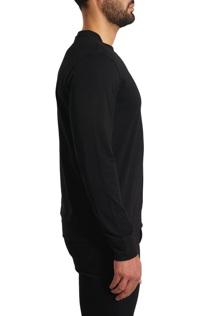 Jared Lang T-Rex Embroidered Long Sleeve T-Shirt, Alternate, color, 