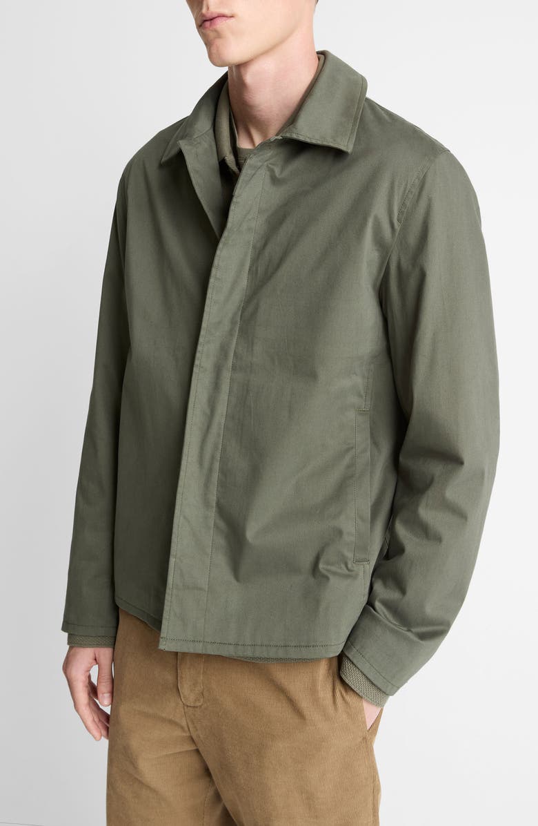 Vince Peached Stretch Cotton Jacket, Alternate, color, Sycamore