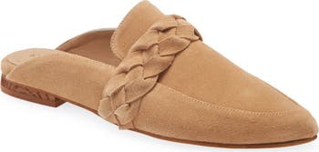 Kaanas Madiera Pointy Basketweave Mule - Rose